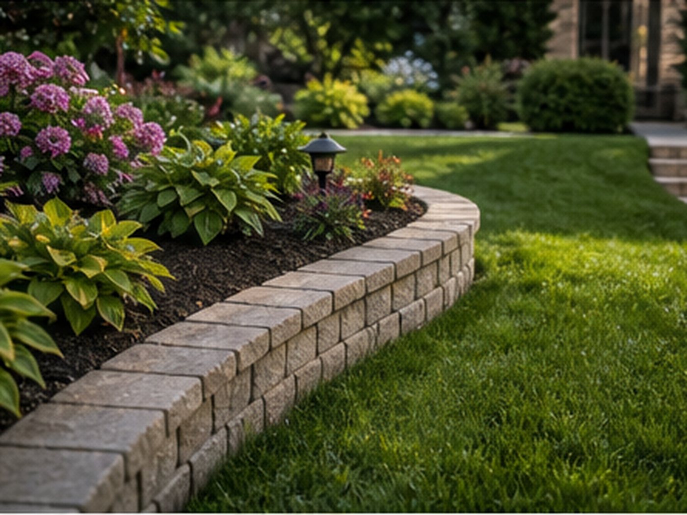 J&R Landscaping crew on a residential landscaping job