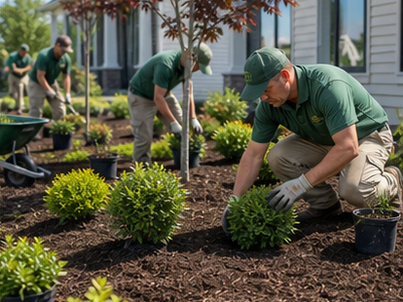 J&R Landscaping landscaping work